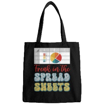 Discover Freak In The Spreadsheets Funny Accountant Bags