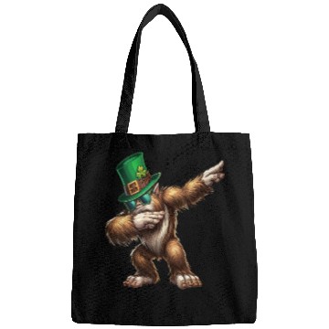 Discover Dabbing Bigfoot Sasquatch Lover St Patricks Day Bags