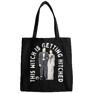 Discover This Witch Is Getting Hitched Funny Wedding Humor Bags