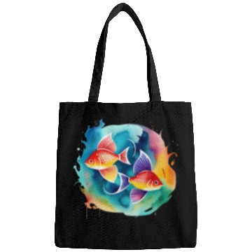 Discover Color splash zodiac: Pisces Bags