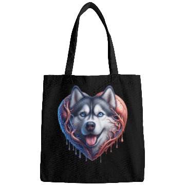 Discover Husky Harmony: Heartwarming Merch Collection Bags