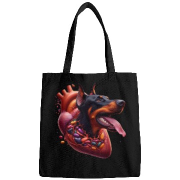 Discover Doberman Devotion: Heartfelt Merch Collection Bags