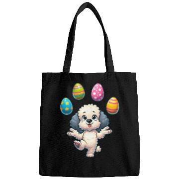 Discover Easter Egg Easter Dog Poodle Juggling Juggler Bags