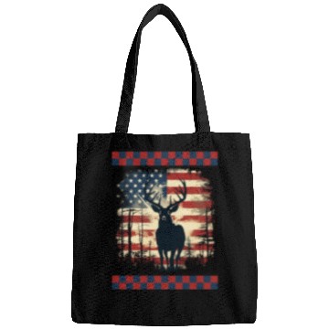 Discover Ripped American Flag Woodland Camo Underlayer Bags