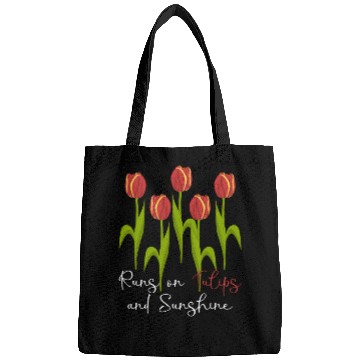 Discover Tulips Garden Tulip Flowers Bags