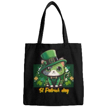 Discover Shamrock spirit st Patrick's day Bags design.