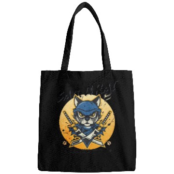 Discover Samurai Cat, Ninja Cat, Cat Assassin, Warrior Cat Bags