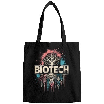 Discover Biotech Bio Technology DNA Roots Science Crispr Bags