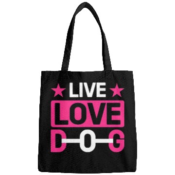Discover Live love Dog Bags