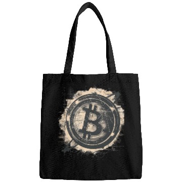 Discover Pi day 3.14 Initial design Crypto Bitcoin Holder Bags