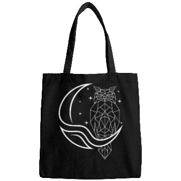 Discover Moon Luna Mona Polygon Deer Bags