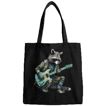 Discover Raccoon with a Guitar Bags