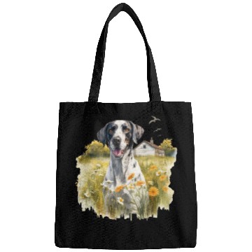 Discover Pointer Meadow Cottagecore Serenity Men Women Bags