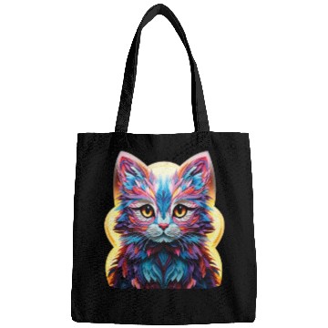 Discover Art Cat with Golden light Bags