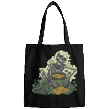 Discover St Patricks Skeleton Pot of Gold Bags