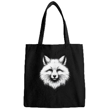Discover White Fox Portrait Bags