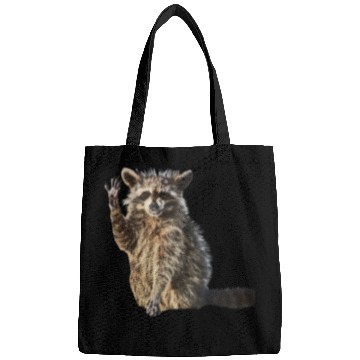 Discover Sunny Raccoon: Happy Print Collection Bags