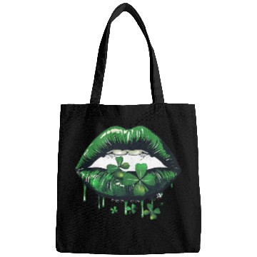 Discover St Patrick Irish Green Lips Bags