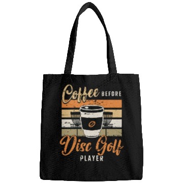Discover Disc Golf Player Coffee Disc Golfer Coffee Lover Bags