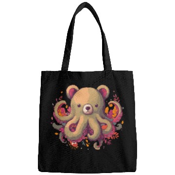 Discover Octo-Bear, October, Fall design, Autumn Design Bags
