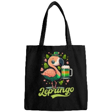 Discover Irish Flamingo St Patricks Lepringo Bags