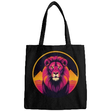Discover Synthwave Lion Bags