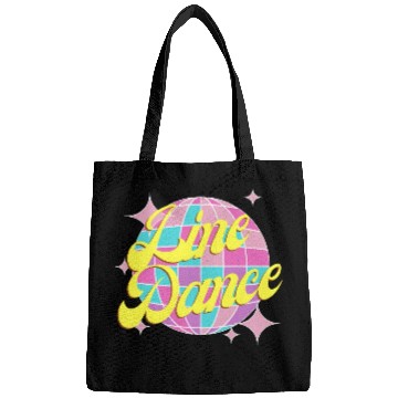 Discover Line dance disco ball in fun neon party colors Bags