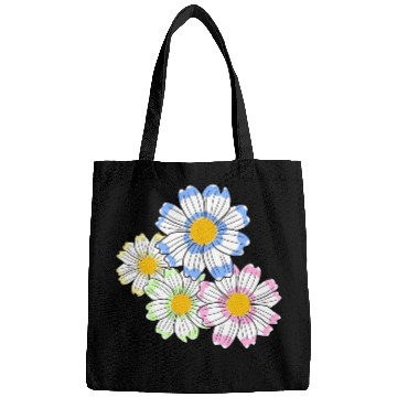 Discover cosmosflower blossom flowerpattern floral flower Bags
