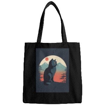 Discover Persian Cat 1 - Japanese Retro Art Bags