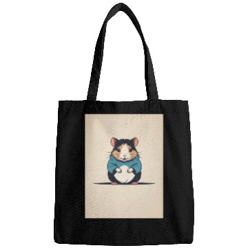 Discover Hamster 1 - Japanese Retro Art Bags