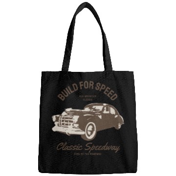 Discover Build for speed, classic speedway Bags
