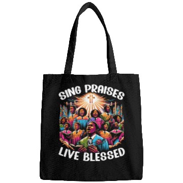 Discover Gospel Music Religious Bible Scripture Christian Bags