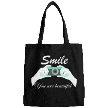 Discover smile you are beautiful Bags