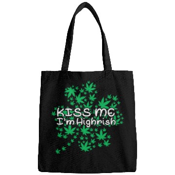 Discover Irish Clover Weed Kiss Me Highish Bags