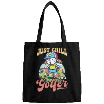 Discover Golf Easter Just Chill I'm A Golfer Bags