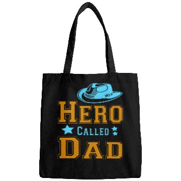 Discover Typography Bags design Hero Called Dad