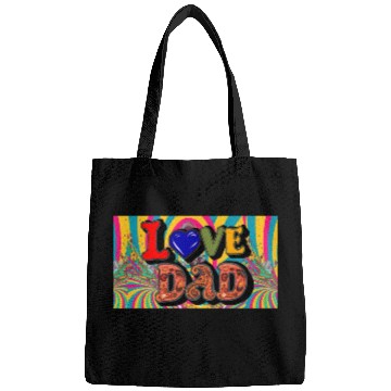 Discover Love Dad Sticker Bags