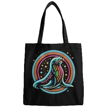 Discover Seal Neon in circle Bags