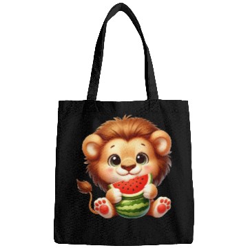 Discover Lion Eating Watermelon Bags