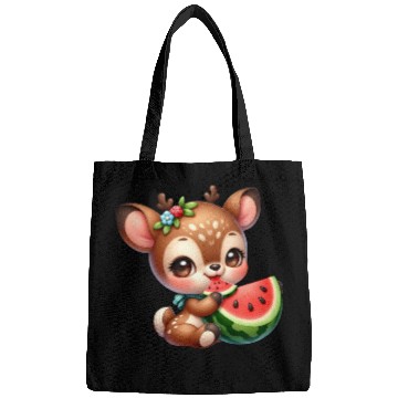 Discover Deer Eating Watermelon Bags