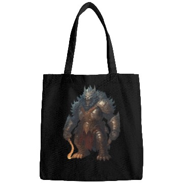 Discover Threatening Ork Warriors In Armor Fantasy Graphics Bags