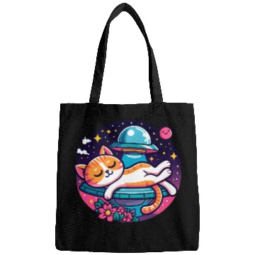 Discover Sleepy Cat Stars Bags