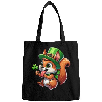 Discover St. Patrick's Cheeky Squirrel Bags