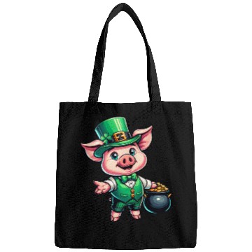 Discover Cute St. Patrick's Piglet Bags