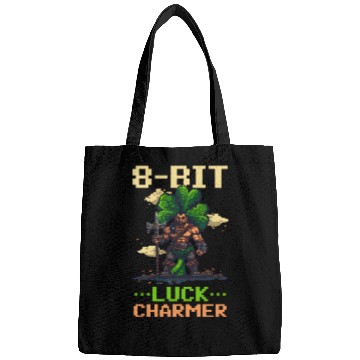 Discover St. Patricks Day Gaming 8-Bit Luck Charmer Bags