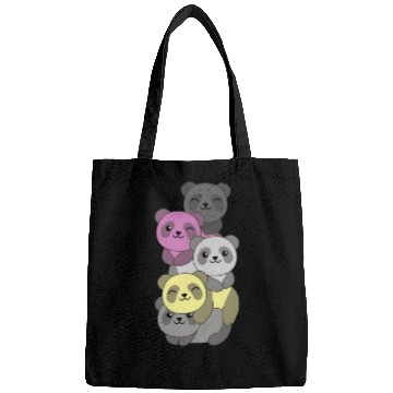 Discover Perigirl Flag Pride Lgbtq Cute Panda Stack Bags