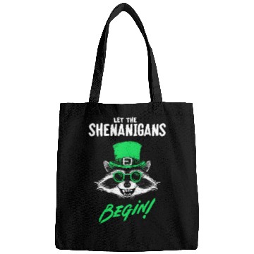 Discover Let The Shenanigans Begin! Raccoon Irish Bags