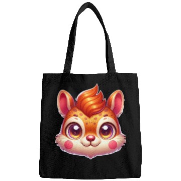 Discover Cute Head Squirrel Animal Lover Design Bags