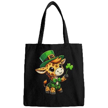 Discover St. Patrick's Day Giraffe Cartoon Bags