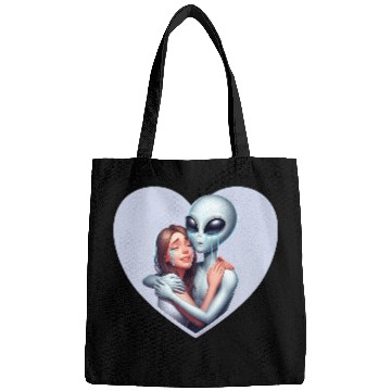 Discover Heartwarming Embrace: Human and Alien Bags